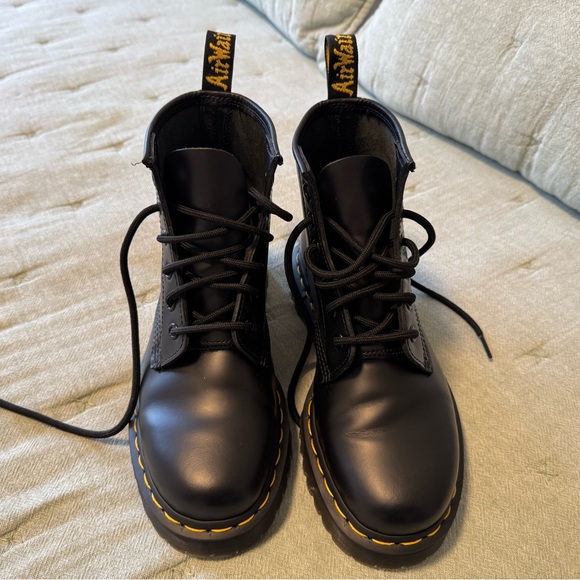 Dr Martens 101 Smooth Leather Ankle Boots - Picture 3 of 11